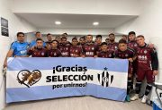 Central Córdoba se sumó al homenaje a la Selección y al mensaje por Malvinas