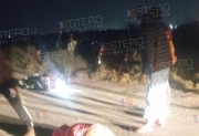 El choque entre una camioneta y una moto dejó a una mujer tendida sobre ruta 9 en inmediaciones al barrio Autonomía