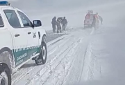 Tormenta de nieve en Catamarca: temperatura de -27°C y mineros atrapados dentro de una camioneta