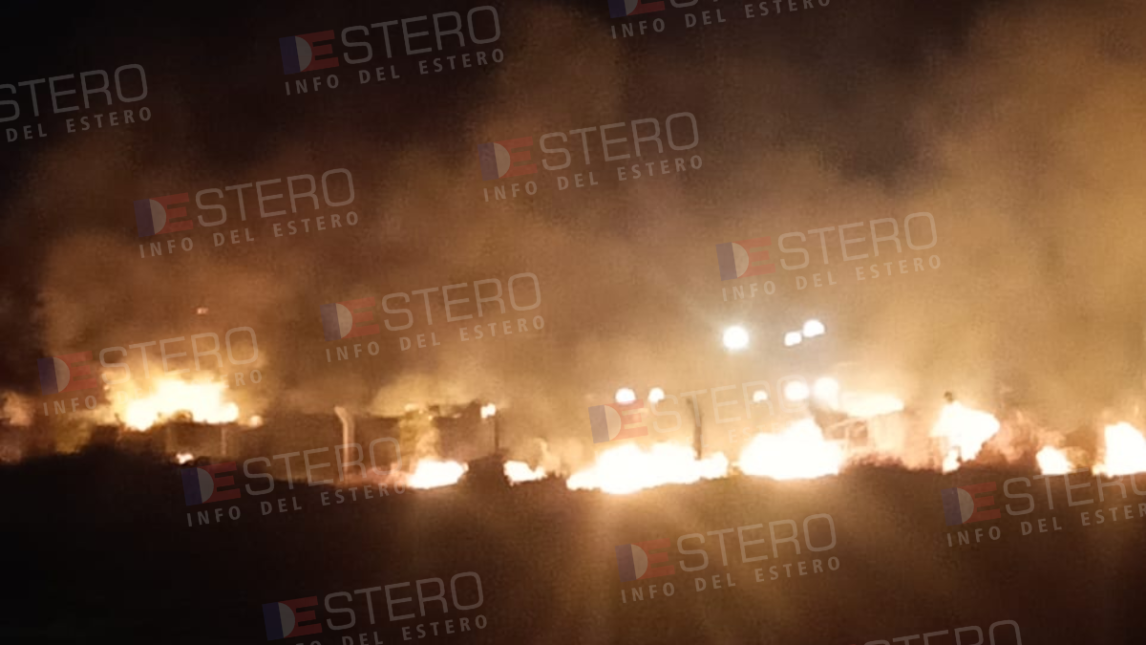 Frias: presunto incendio intencional entre la fábrica de alcohol Porta y la Biodiésel