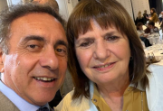 Tomás Figueroa, presidente de La Libertad Avanza en Santiago, participó de la Exposición Rural en Palermo