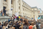 “Cordobazo” en los Tribunales: empleados judiciales, magistrados y funcionarios reclamaron mejoras salariales