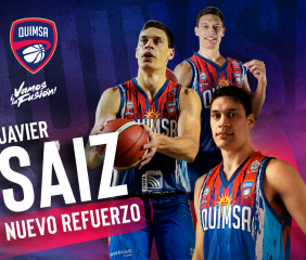 Quimsa suma jerarquía: Javier Saiz es nuevo refuerzo de la Fusión