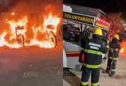 Quimilí: una joven denunció que su expareja le prendió fuego a su moto y las llamas destruyeron otro vehículo