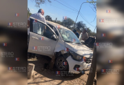 Una mujer sufrió heridas tras el vuelco de su auto en La Banda