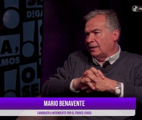 “El domingo tiene que ser una verdadera fiesta cívica”, afirmó Mario Benavente en la recta final de la campaña