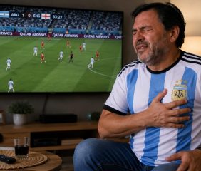Argentina vs. Inglaterra: un cardiólogo explica cómo cuidar el corazón durante un partido de alta tensión