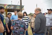 Mirolo visitó el barrio Río Dulce y escuchó los reclamos de los vecinos