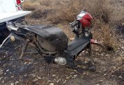 Recuperaron una moto robada en La Católica: estaba desmantelada y sin ruedas