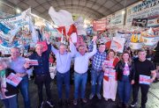 Mario Benavente recibió un amplio respaldo en multitudinarios plenarios en Villa Hortensia y el Club del Maestro
