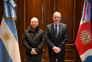 El gobernador Elías Suárez recibió la visita protocolar del intendente de Mar Chiquita
