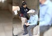 Insólito accidente: un hombre chocó contra un vidrio al confundir la entrada de un edificio