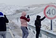 No es Bariloche, es Guayamba: la sorprendente postal de nieve a pocos kilómetros de Santiago del Estero