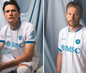 Napoli presentó una camiseta inspirada en Argentina con homenajes a Maradona y La Boca