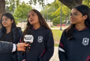 Alumnos del Colegio Belén repartieron desayunos y llevaron un gesto solidario a vecinos del centro