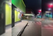 “Ni un alma”: así quedaron las calles del centro tras el inicio del partido