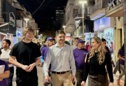 La Libertad Avanza cerró su campaña en Santiago con una caminata por el centro de la Capital