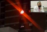 URGENTE: Peritos policiales investigan si Petros prendió fuego intencionalmente el departamento donde cumplía su arresto domiciliario