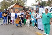 La Marcha de las Cuerdas y Fuelles rindió homenaje al Dr. Ramón Carrillo en el Hospital Regional