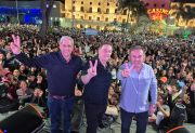 “Pichón” Neder participa de los festejos por el triunfo de “Mingo” Gatella en Termas de Río Hondo
