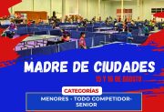 La Banda se parara para recibir el Regional Abierto de Tenis de Mesa del Circuito Nacional 2026