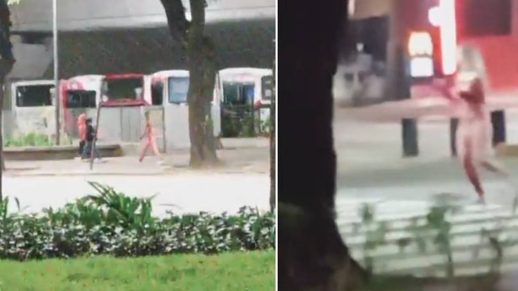 Impactante video: así deambulaba Candela Arizaga por la calle tras denunciar a Facundo Moyano
