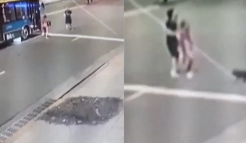 VIDEO| Aparecieron imágenes del momento en que Facundo Moyano logra alcanzar a Candela Arizaga