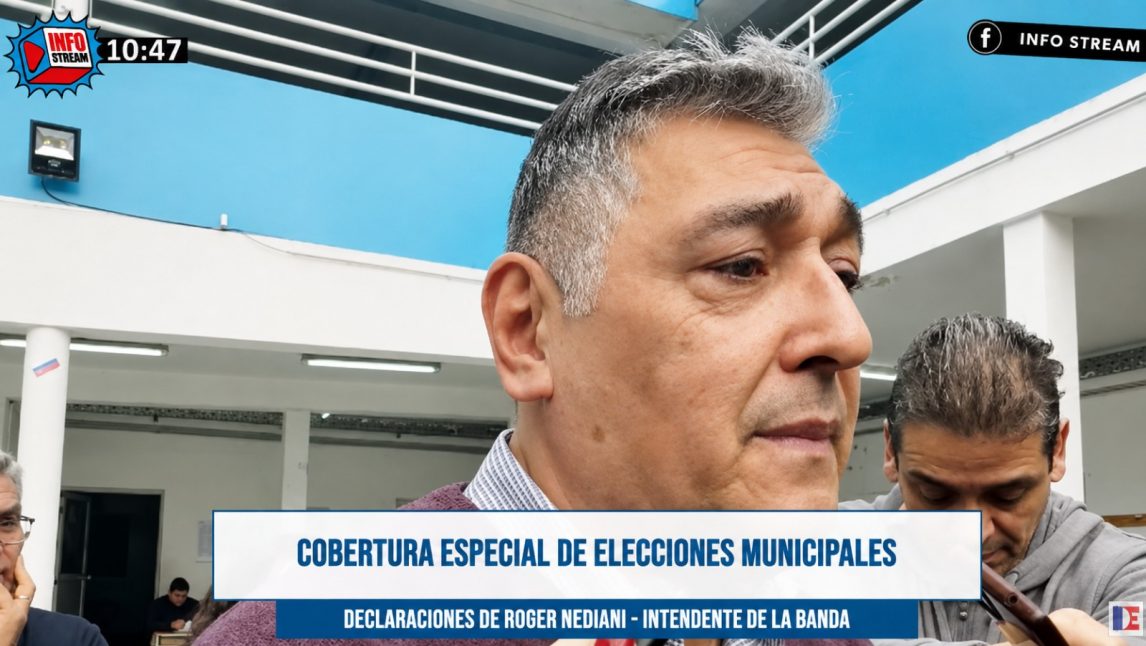 Votó Nediani: “Anhelamos siempre que haya un mejor porcentaje de votantes”